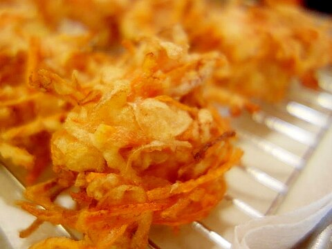 エビ たまねぎ 人参のかき揚げ サクサクで失敗なし レシピ 作り方 By はなさくケンゾウ 楽天レシピ エビ たまねぎ 人参のかき揚げ サクサクで失敗なし レシピ 作り方 By はなさくケンゾウ 楽天レシピ
